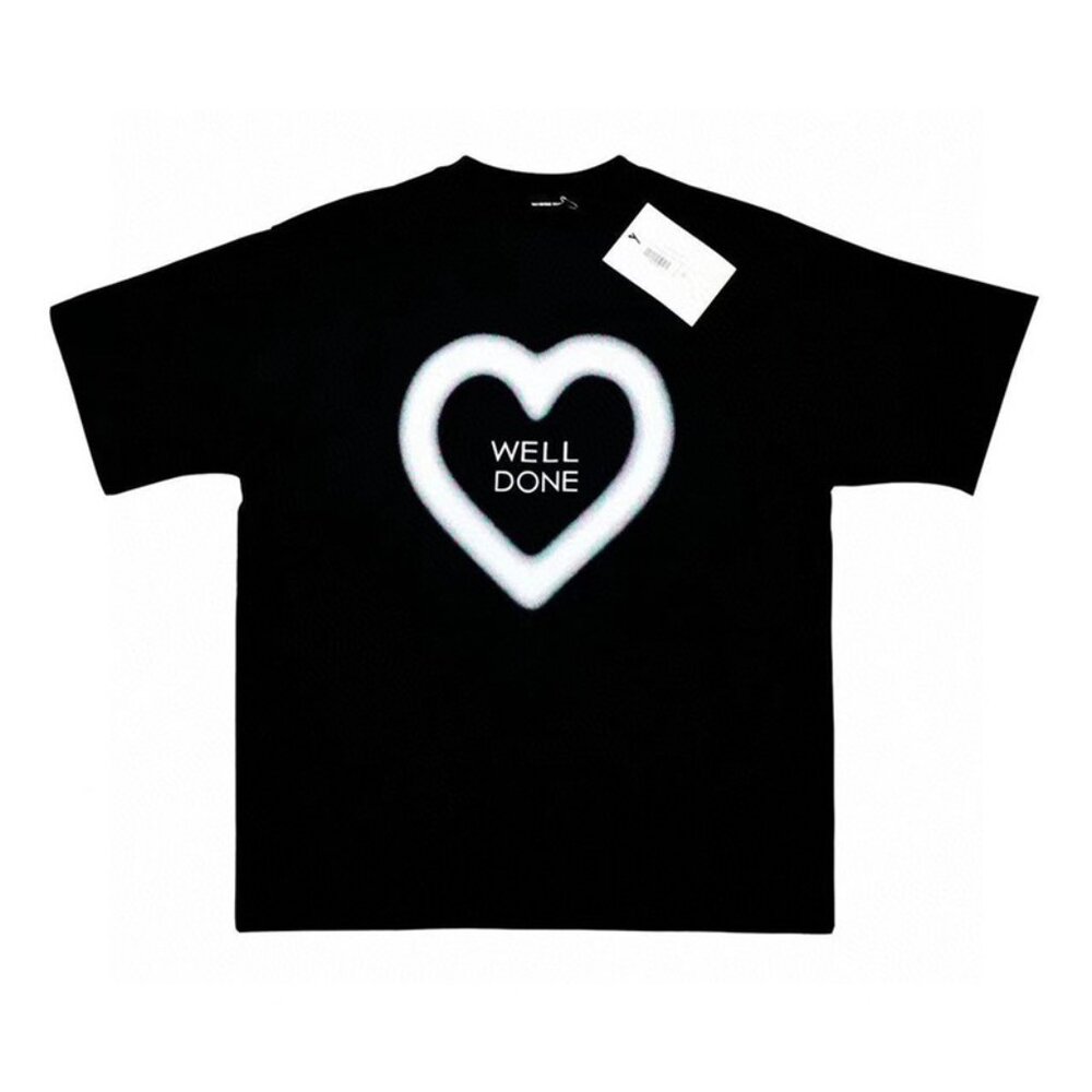 We11done Unreal Love Black Short Sleeve